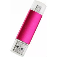 OTG Flash Memory 2 in 1 OTG USB Flash Disk for Smart Phone Android and PC metal OTG flash drive