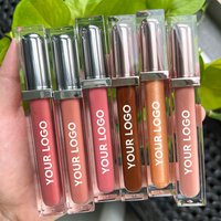 Shiny Vegan Lip Gloss Personalized Wholesale Matte Finish Lipstick Non-stick Cup Emtpy Lipgloss Containers