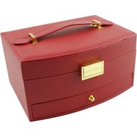 Factory Sale Travel Jewelry Organisation Box in Stock PU Leather Jewelry Organizer with Drawers Jewelry Business Organizer