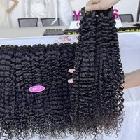 Drop Shipping Cabello Humano Natural Deep Curly 100% Brazilian Unprocessed Virgin Cuticle Aligned Human Hair Bundles