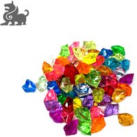Wholesale shiny irregular plastic gem for games