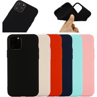 New Slim Matte Solid Color TPU Cell Phone Case for iPhone 11 5.8/6.1/6.5 inch, for iPhone 11 TPU Phone Cover