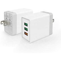 Free shipping universal Charge 3.0 Wall charger with 3 USB Ports High quality