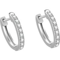 Simple Hoops 925 Sterling Silver Small Cubic Zirconia U Shaped Minimalist Vintage Earrings for Women Fine Jewelry Wholesale