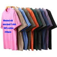2026 Hot Sale Comfortable Stylish Men's Casual Street Oversized Acid-Washed T-Shirts Design Blank DTG Printing