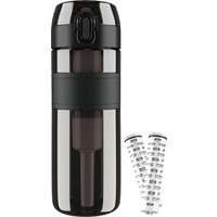 Survival Water Bottle Filter Custom Best Outdoors Running Hiking Travel Activated Carbon Filter Manual 500ml RV Car Household