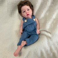 Realistic 50CM 20" Stretchy Soft Silicone Reborn Baby Doll Blank Unpainted or Painted Lifelike Newborn Boy Artist Collectibles