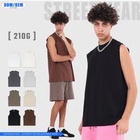 High Quality Cool Feel Sleeveless Tee Shirt Vest Custom Summer Cool Touch t Shirt GymTank Top for Men