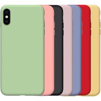 Amazon Top Seller 2019 Mobile Case Covers Liquid Silicon for iPhone Cases xr xs xs max x 8