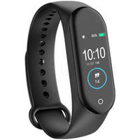 Cheap Colorful Screen M4 Health Fitness Tracker Blood Pressure Heart Rate Monitoring Smart Band Bracelet