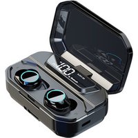 TWS True Wireless Earbuds Stereo Bluetooth 5.0 Earphones Mini Waterproof Handsfree with 3000mAh Power Bank Earphones