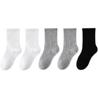 Wholesale Cheap Kids Boys Teenager Student Socks Cotton Shoes School Socks for Kids Girls