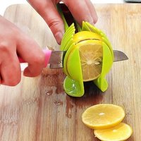 Plastic Potato Slicer Tomato Cutter Tool Lemon Cutting Holder Cooking Tools Kitchen Accessories