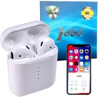 I666 Tws Blue tooth 5.0 Earbuds I12 Tws 1:1 Size pop-up Earphones Support Touch Control Charging Binaural Calling i9s i10tws