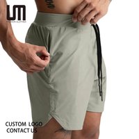 Custom Men Summer Jogger Shorts Quick Dry Gym Running Shorts with Zipper Pocket Bodybuilding Sport Short Pants (OEM/ODM)