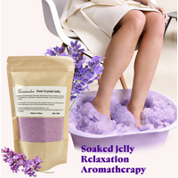 Wholesale 210g Lavender Foot Jelly Pedicure Foot Spa Soaking in Jelly Aromatherapy Relaxation