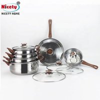 Stainless Steel Kitchen Cooking Pot Set
