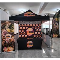 Sunshine Outdoor Custom logo Event Tent Promotion Pop up Floding Tent Canopy Aluminum Steel Frame Waterproof Tents