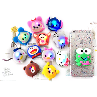 BUBM Custom Christmas New 2019 Gift LED Light Foldable and Grip Phone Holder