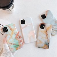 New Fashion 2019 for iPhone Xi Case Marble 11 Pro Max TPU Waterproof Xs Max for i Phone 7/8+ 6S IMD Printing Logo Mobile Covers