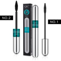 Hot 4D Silk Fiber Waterproof Mascara Eyelash Extension Brush Curling 2 in 1 Mascara