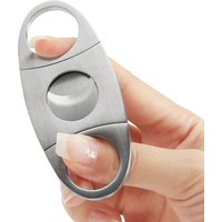 Futeng Luxury Metal Cigar Cutter v Shaped Custom logo Stainless Steel Portable Cigar Scissor Smoking Accessories