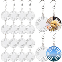 Sublimation Wind Spinner Blank Custom You logo USA WAREHOUSE Wholesale Sublimation Products Printing Metal Wind Spinner Blanks