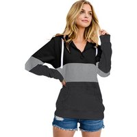 Drawstring Cowl Neck Sweatshirt