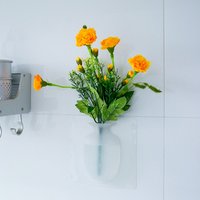Removable Self Adhesive Wall Hanging Silicone Vase