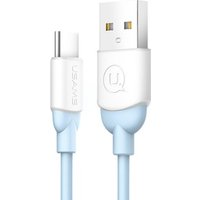 USAMS SJ246 hottest customised waterproof Fast Charging Ice-Cream Cute pvc USB Data Cable wire for iphone