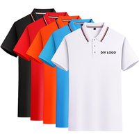 Golf Clothing Embroidered Printed Custom Design Plain White Black Cotton Polyester Fit Blank Men Golf Polo T Shirts