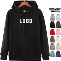 Men's Custom Embroidered Screen Cotton Hoodies Sublimated Blank Polyester Cotton Sweatshirts Plain Hoodie & Sweatshirt