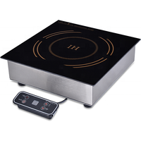 Commercial Built in Electric Induction Cooktop Stainless Steel Touch Control Food Warmer Industrial Kitchen Equipment