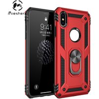 Hot Selling Mobile Accessories Phone Case For iPhone X/XS Ring Holder Kickstand Car Magnetic Supplier