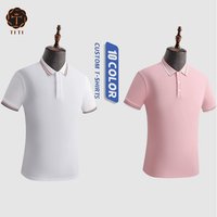 Custom Letter Logo Summer for Polo Shirts for Men Premium Business Casual Knitted T-Shirt Printed Golf Design
