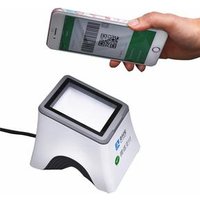 Payment box with barcode and qr code scanner for scan pay