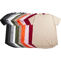 Cotton Longline Scoop Bottom T Shirt