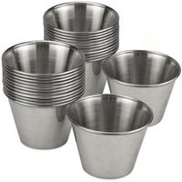 2019 Stainless Steel Cups 4oz Sauce Pots Ramekins Condiment Serving Bowls Container