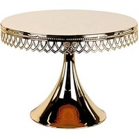 Succinct Cake Cupcake Rack Metal 1 Tier Party Dessert Birthday Bread Display Stand Cake Stand Gold