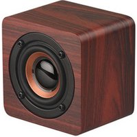 Mini Square Portable Wireless Plywood Speaker, Allstar Mini Wooden Bluetooth Speaker