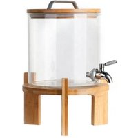 Large Glass Beverage Dispenser Stand Tap