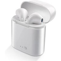 i7 i7s tws pairs wireless earbuds Wireless Stereo Earphones Separated with charging case headphone for iPhone Samsung