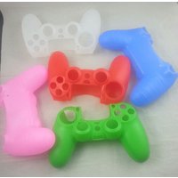 Wholesale Soft Silicone Rubber Case Cover For Play Station 4 PS4 Pro Slim Controller Gamepad Skin Case High Quality FAST SHIP