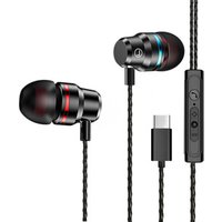 Type-C Universal Wired In-Ear Earphones for Huawei P20 xiaomi 9/9SE and all type-C phones Music Earbuds with Microphone