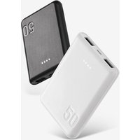 Factory supply lightest pocket power banks 2 usb ports 5000mAh external battery power bank for promotion KD-243A