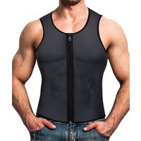 Men's Neoprene Zipper Waist Trainer Vest for Weight Loss