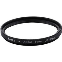 52mm Digital Camera Aluminum Alloy Frame Lens UV Filter(Black)