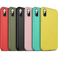 2019 New arrival eco friendly fiber hybrid tpu case for iphone x xs, for iphone recycled plastic phone case