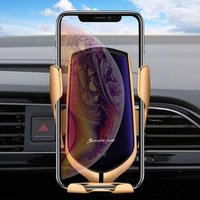Mothca Infrared Smart Sensor Automatic Air Vent Wireless Charger 10W Car Mount R1 Holder Fast Wireless Charger