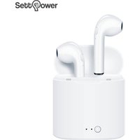 Settpower i7s tws pairs wireless earbuds Wireless Stereo Earphones Separated with charging case headphone